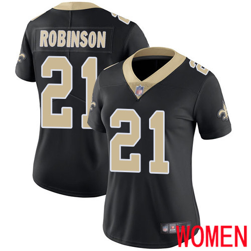 New Orleans Saints Limited Black Women Patrick Robinson Home Jersey NFL Football 21 Vapor Untouchable Jersey